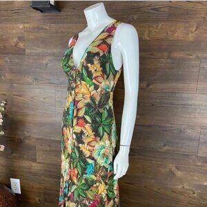 Garden Dreams Button Maxi Dress 2